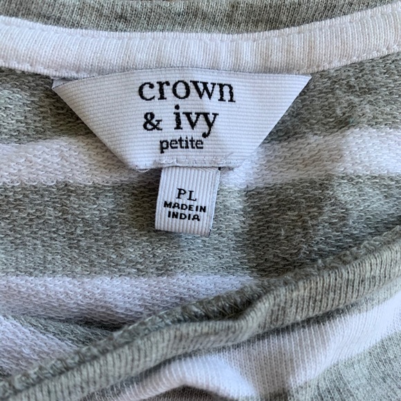 Crown and Ivy striped pineapple shirt - Picture 3 of 5